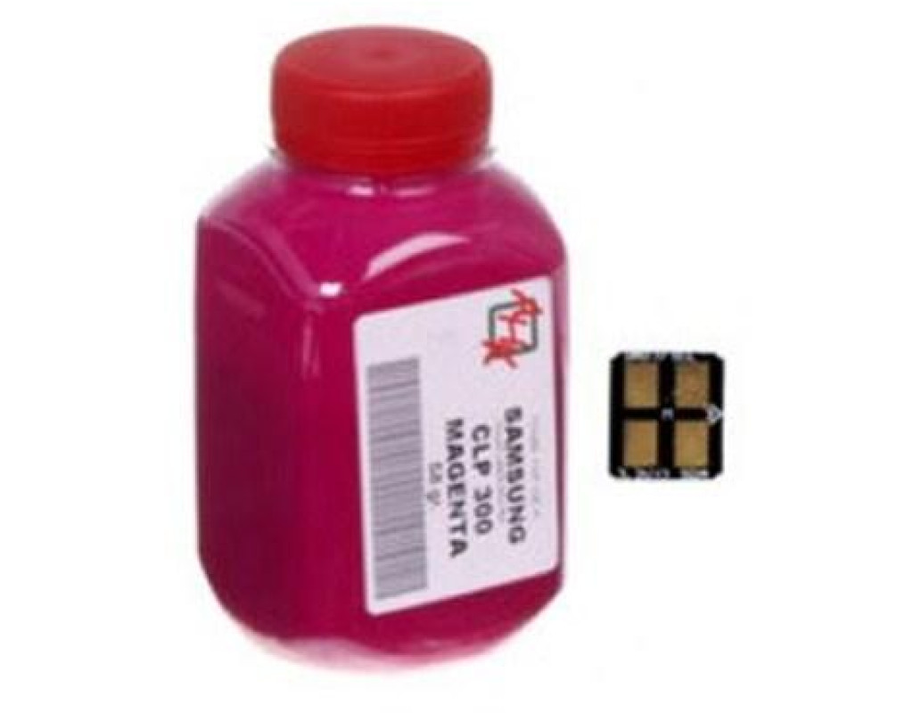 Тонер SAMSUNG CLP-300 Magenta+chip AHK (1500230)