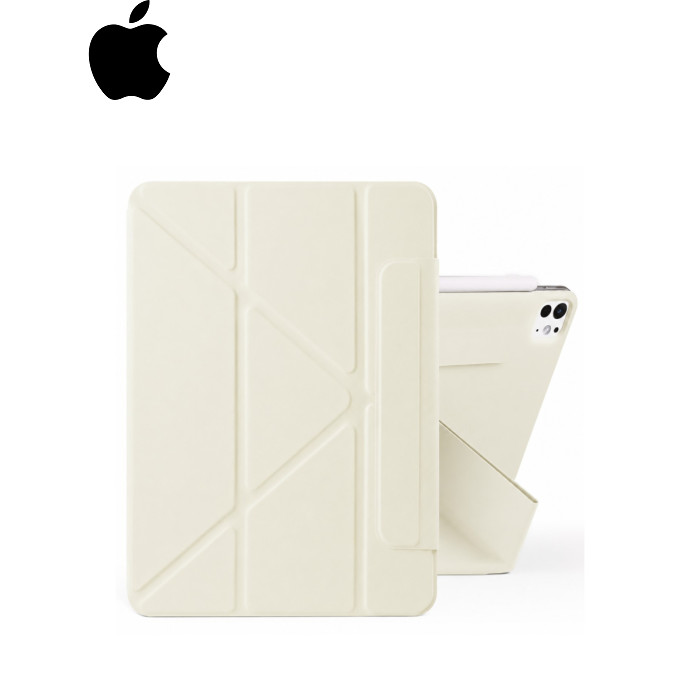 Чехол для планшета BeCover Ultra Slim Origami Magnetic Apple iPad Pro 11" M5 2025 Beige (715950)