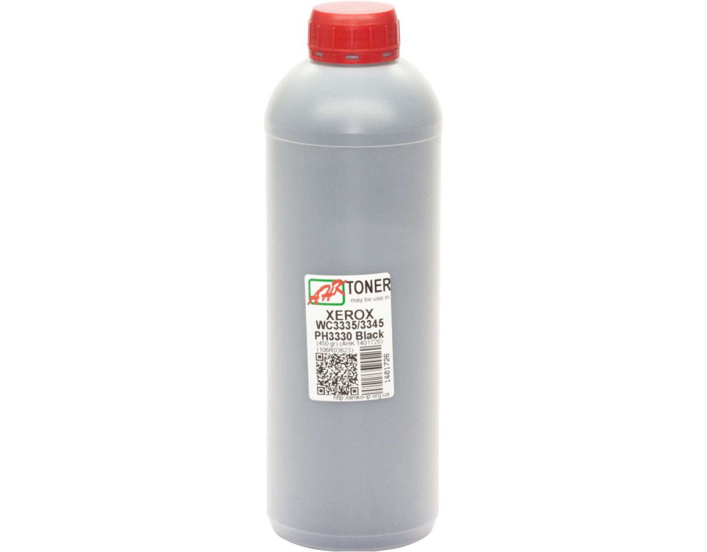 Тонер Xerox Phaser 3330/WC 3335, 450г Black +chip AHK (1401729)