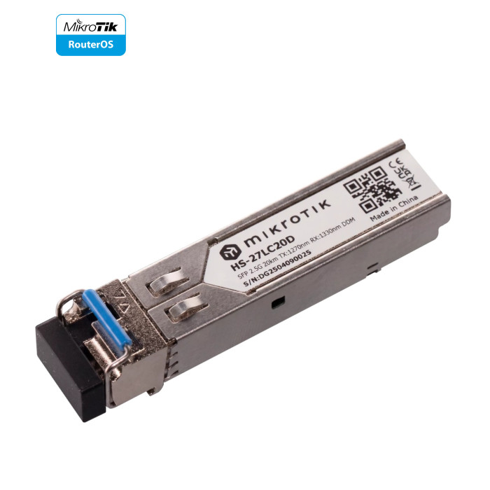 Mikrotik SFP Mikrotik HS-2733LC20D (пара HS-27LC20D + HS-33LC20, 1.25G/2.5G SM 20km 1270/1330)