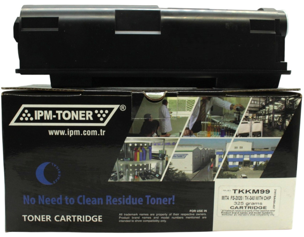 Картридж IPM Kyocera-Mita TK-340, +waste box, 325г (TKKM99)