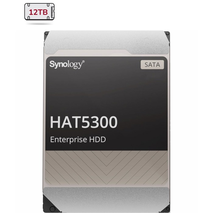 Жесткий диск для сервера Synology 12TБ 7.2K 3.5" SATA 3.0 (HAT5300-12T)
