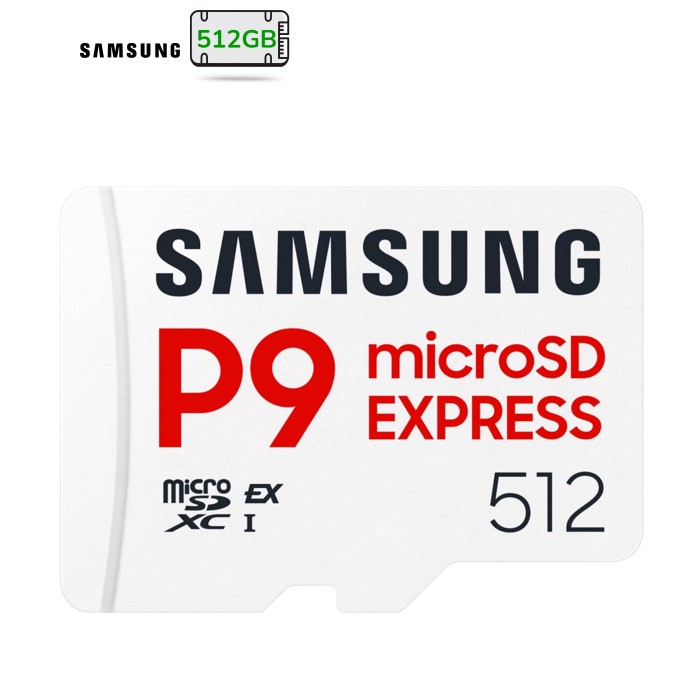 Карта пам'яті Samsung 512GB microSDXC class 10 UHS-I U3 V30 P9 Express (MB-MK512T/WW)