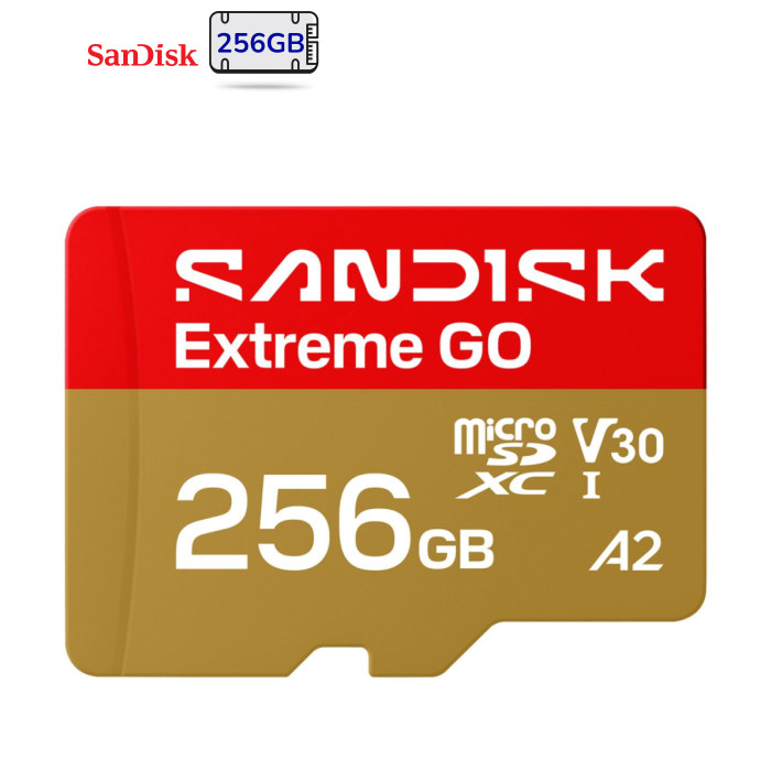 Карта памяти SanDisk 256GB microSDXC class 10 UHS-I Extreme GO (SDSQXGN-256G-GN6MN)