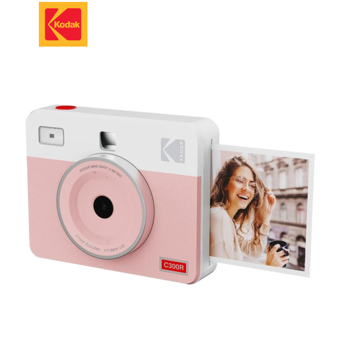Камера моментальной печати Kodak Mini Shot 3 Retro Pink (KOCAMC300RPK)