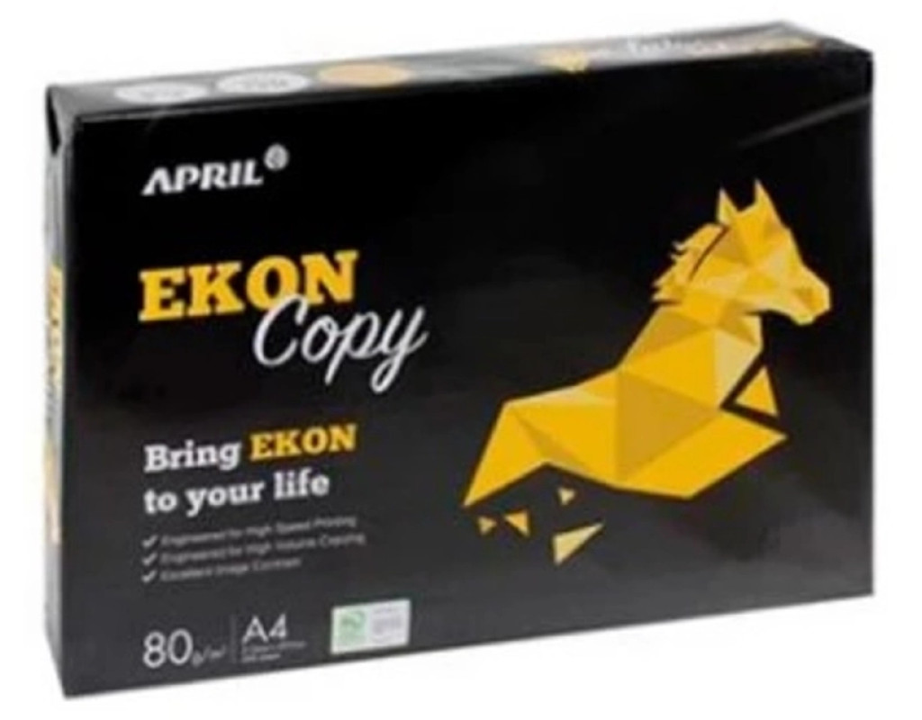 Папір APRIL A4, 80 г, 500 л, APRIL EKON COPY класc C, (8993242600539)