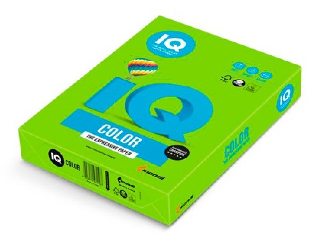 Папір IQ color А4 80g 500sh green, bright Mondi (MA42/A4/80/IQ)