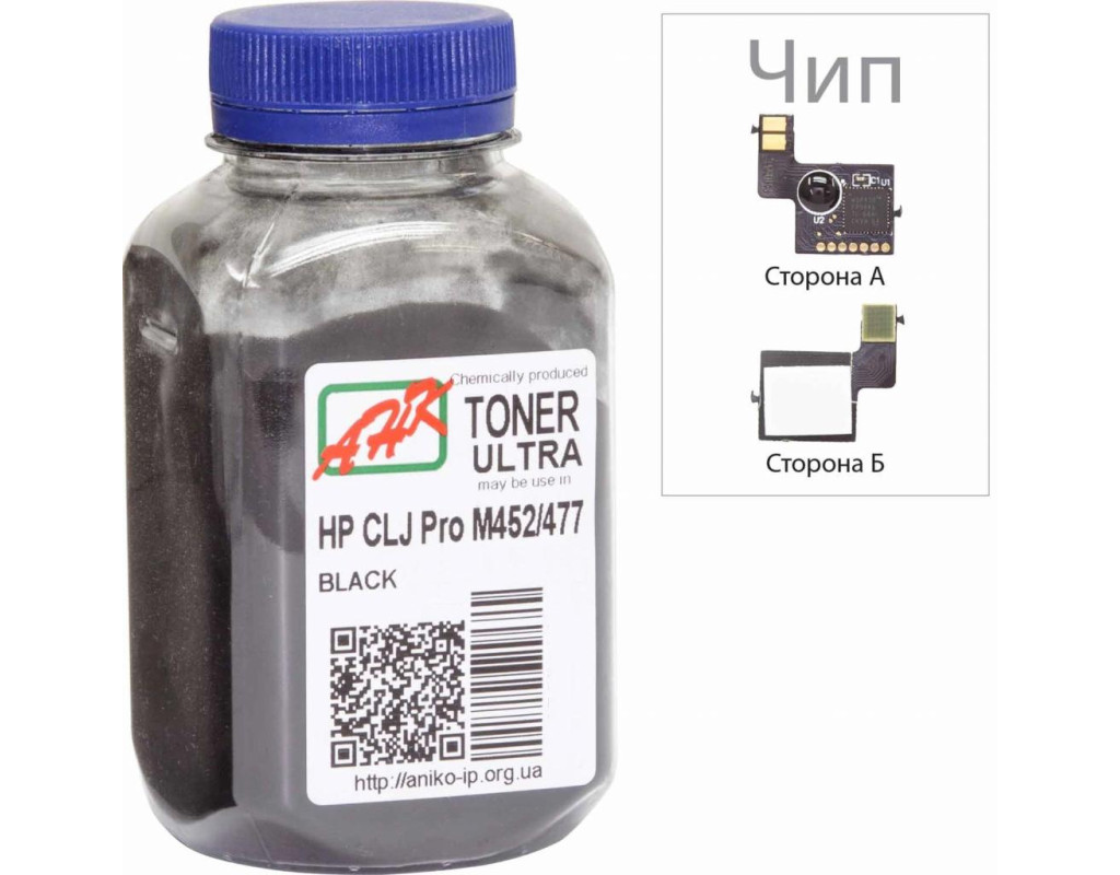 Тонер HP CLJ Pro M252/M277 +Apex chip, 40г Black AHK (3203134)