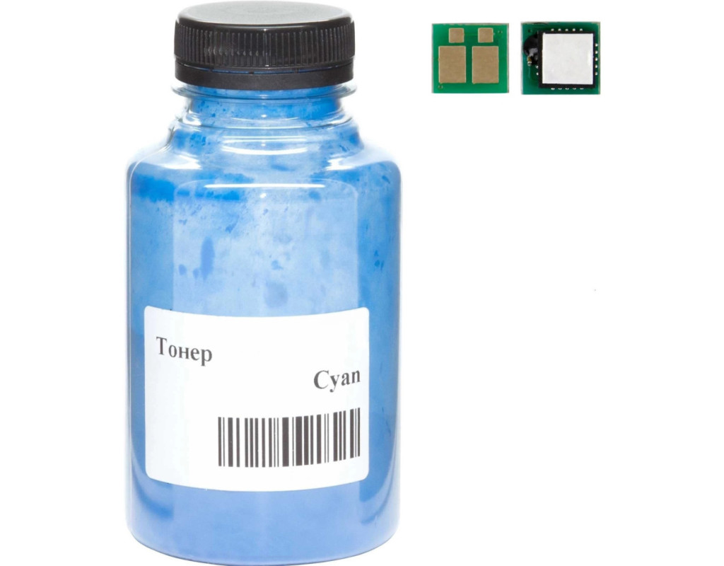 Тонер Canon LBP-650/MF-730 70г 2.3K Cyan +chip AHK (3203707)