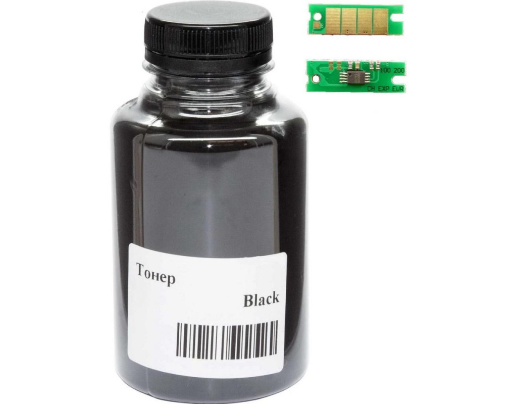 Тонер Ricoh Aficio SP201, 60г, Black +chip AHK (3203783)