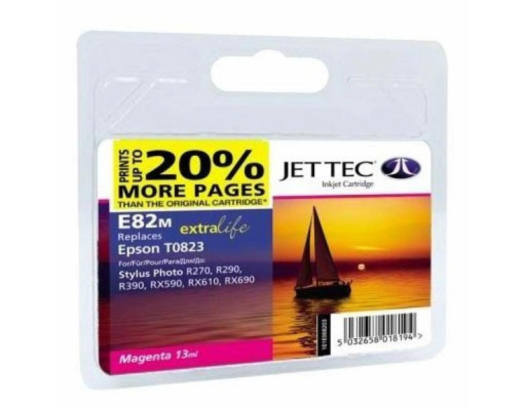 Картридж Jet Tec EPSON StPh R-270/390/RX-590 Magenta E82M (110E008203)