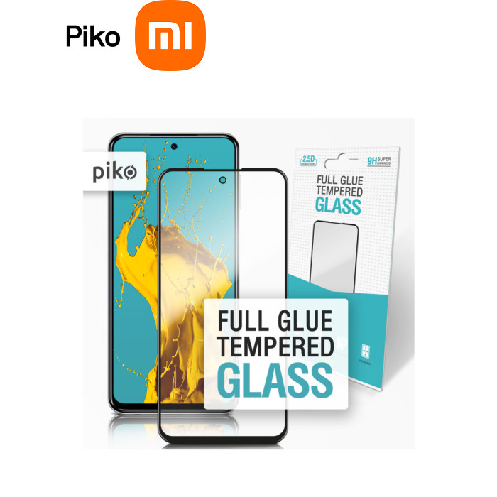Стекло защитное Piko Full Glue Xiaomi Redmi Note 9S Black (1283126501364)