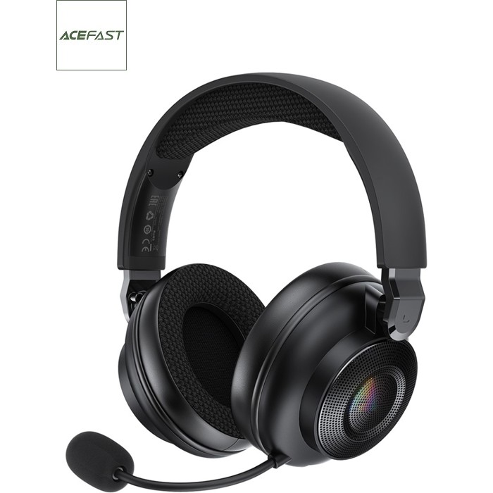 Гарнітура ігрова Acefast H15 Bluetooth+2,4G Black