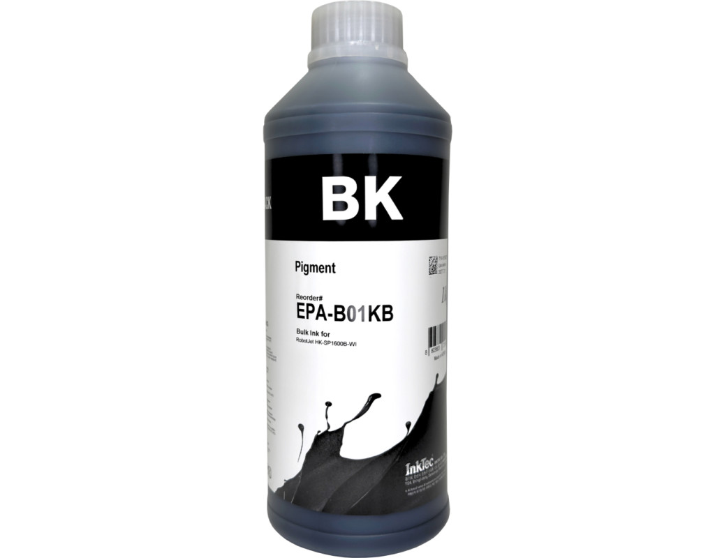 Чернила InkTec Epson RobotJet HK-SP1600B-WI, 1л, Black, pigment (EPA-B01KB)