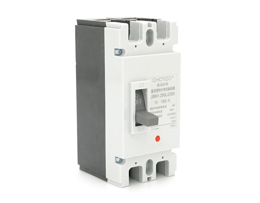 Двополюсний автомат постійного струму CHCYZO JSM1-250L / 2300, 150A, DC500-800V, 6kA