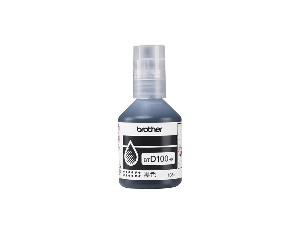 Контейнер з чорнилом Brother BTD100BK 108ml (BTD100BK)