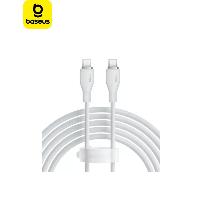 Дата кабель USB-C to USB-C 1.0m 100W white Baseus (P10373000211-00)