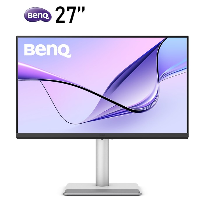 TFT 27" BenQ MA270UP, IPS, 4K UHD, 2хHDMI, 2xUSB- C, HAS, Pivot, сріблясто-сірий