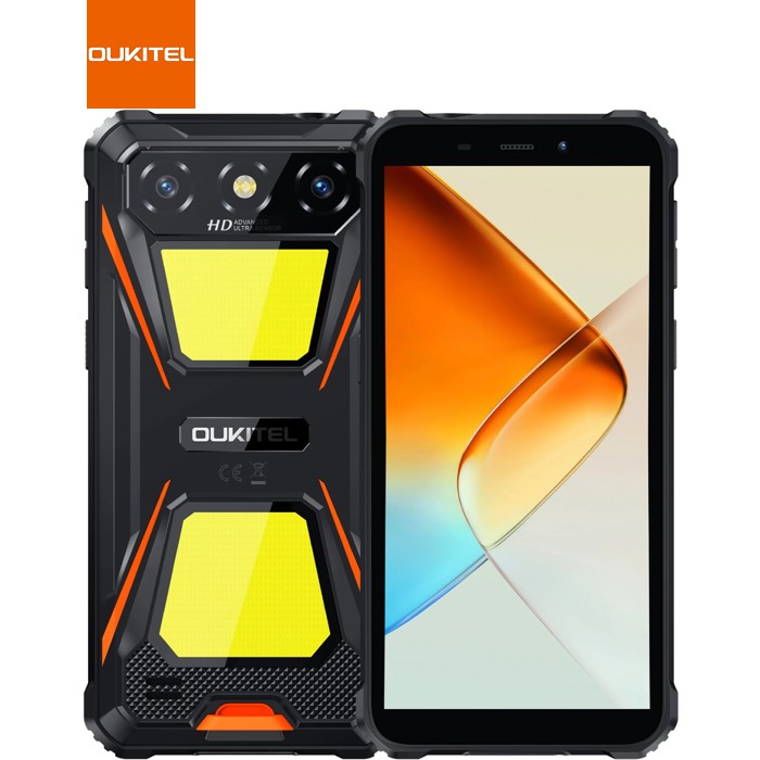 Смартфон Oukitel G5 6" HD+ /4GB/64GB T310 /6300mAh /Ліхтар/13+5Мп/ IP69K/Orange