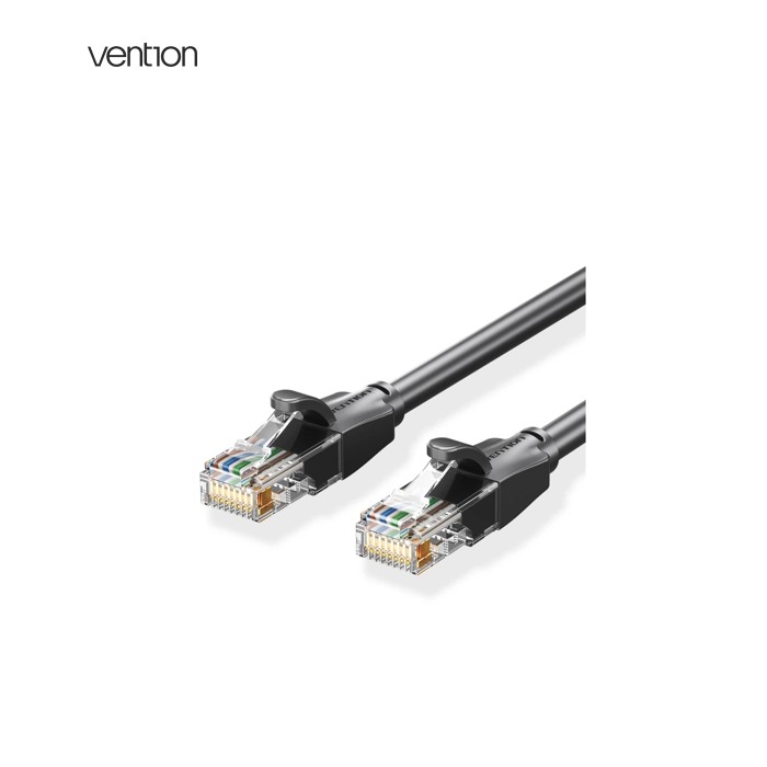 Патч-корд 25m UTP cat 6 RJ-45 black Vention (IBEBS)