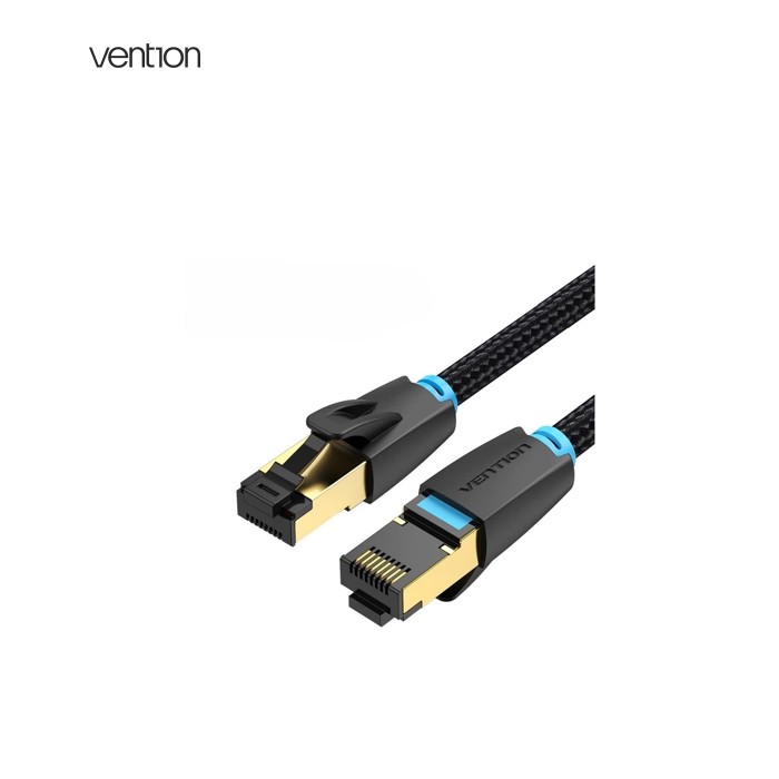 Патч-корд 3m S/FTP cat 8 RJ-45 black Vention (IKGBI)