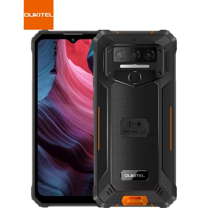 Смартфон Oukitel WP23 Plus 6.52"HD+ /4GB/128GB / T606 /10600mAh /13+5Мп/ IP69K /NFC Orange