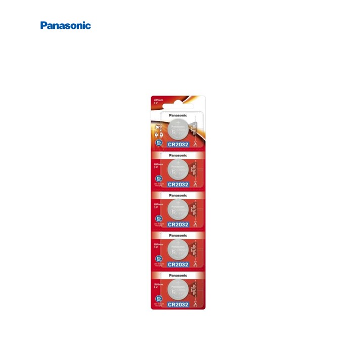 Батарейка CR 2032 Lithium 5pcs Blister Panasonic (CR-2032/5BE)