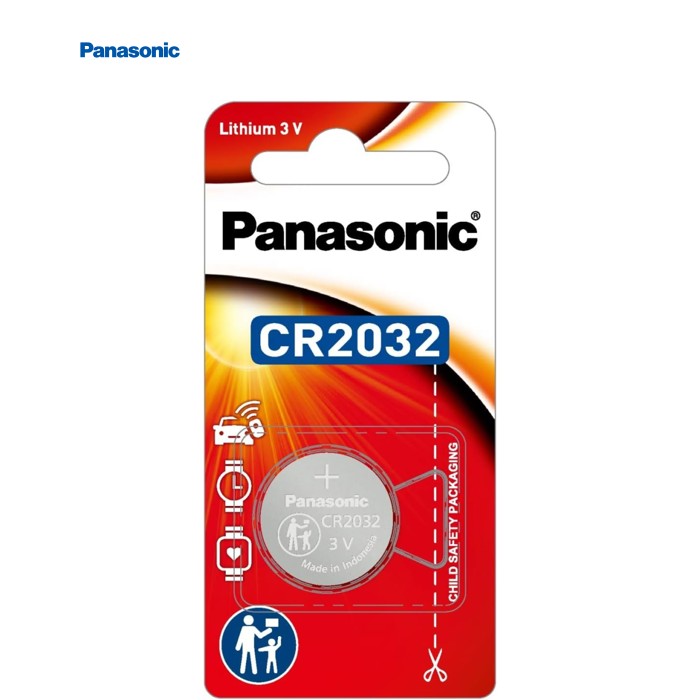 Батарейка CR 2032 Lithium 1pcs Blister Panasonic (CR-2032PT/1B)