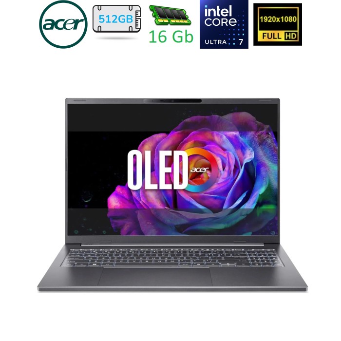 Ноутбук Acer Aspire 16 AI A16-I71M (NX.JY4EU.003)