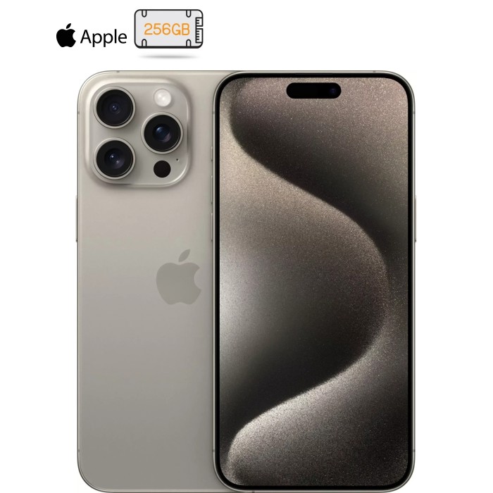 Мобильный телефон Apple iPhone 15 Pro Max 256Gb eSim (Grade A) Natural Titanium USED (iP15PM2eNaT_A)