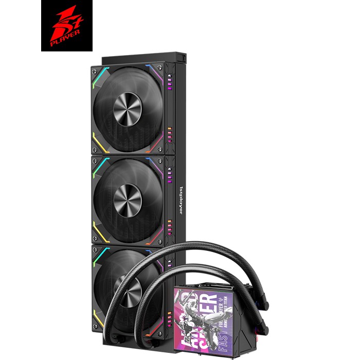 Система водяного охолодження 1stPlayer FT-360 Black