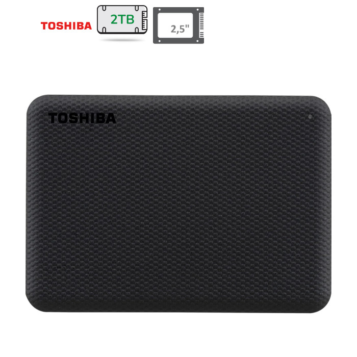 Зовнішній жорсткий диск 2.5" 2TB CANVIO ADVANCE Toshiba (HDTCA20EK3AA)