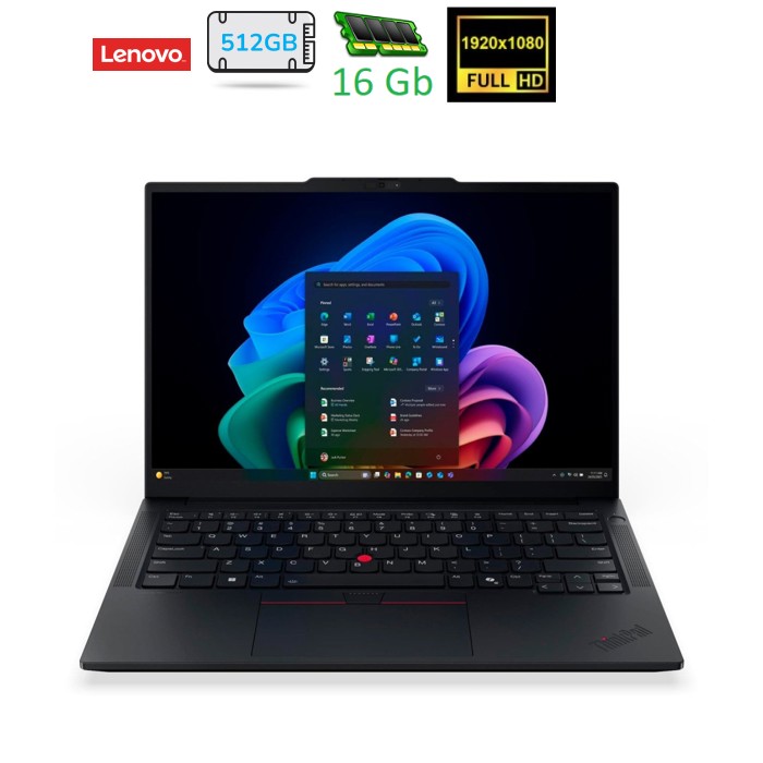 ноутбук 14FM/C7-350/16/512/Intel UHD/DOS/F/BL/Ecli pse black ThinkPad E14 Gen 8 (Intel)