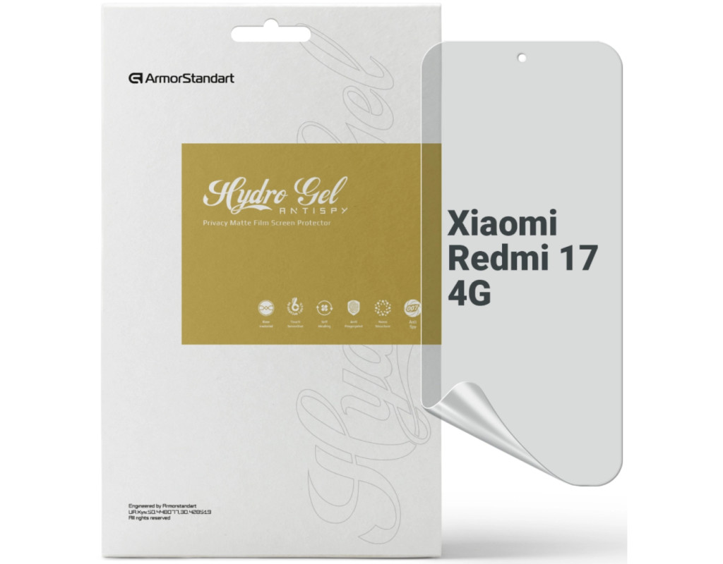 Плівка захисна Armorstandart Anti-spy hydrogel Xiaomi Redmi 17 4G (ARM90947)