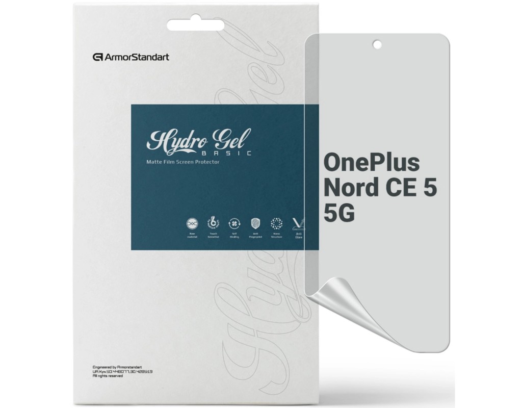 Пленка защитная Armorstandart Matte hydrogel OnePlus Nord CE 5 5G (ARM92800)