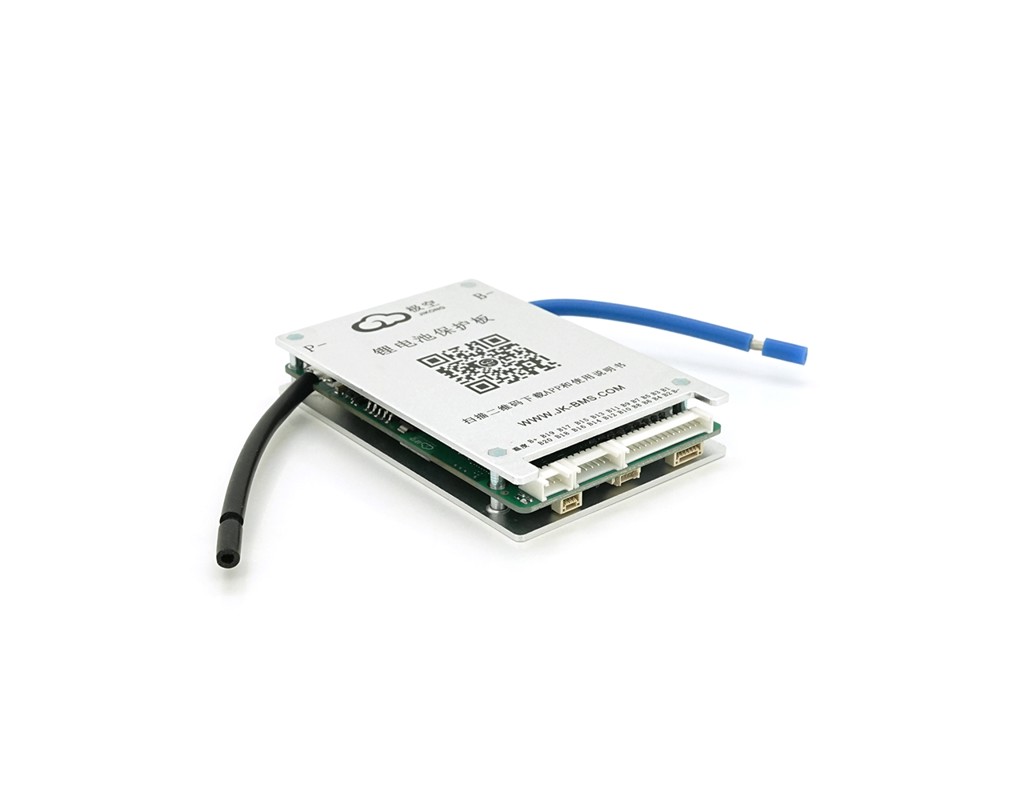 BMS плата JK-BD4A17S4P Li-Ion / LiFePo4 / LTO 7S-17S, 40A, CAN / RS485, 2.8m&Omega;, Bluetooth, Ballance 0.4A + кнопка