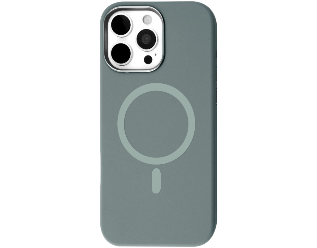 Чехол для мобильного телефона BeCover FIBRA Silicone OmniMag Apple iPhone 16 Pro Max Gray (716236)