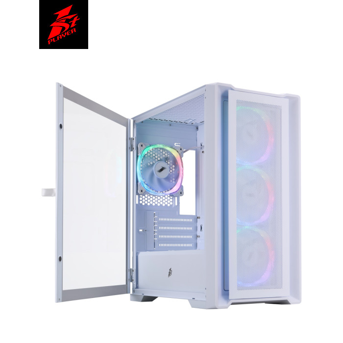 Корпус 1stPlayer T4-WH-4FS7-W White