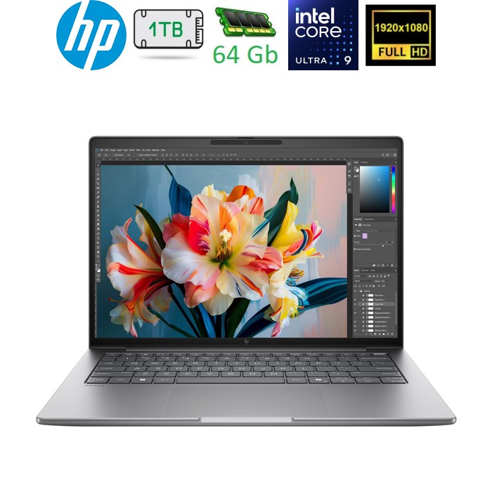 HP ZBook 8 G2i 14" WUXGA IPS, 300n/U9-386H (4.9)/64Gb/SSD1Tb/Intel Arc/FPS/Підсв/DOS