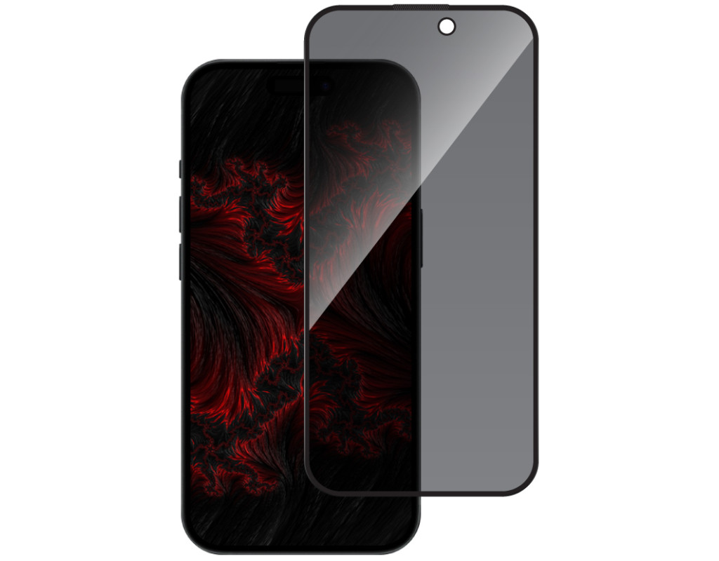 Стекло защитное Intaleo Privacy Apple iPhone 15 Black (1283126591983)