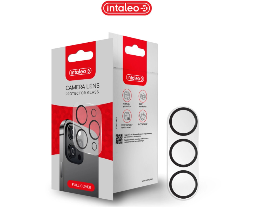 Стекло защитное Intaleo Camera Lens Samsung S24 Black (1283126596759)