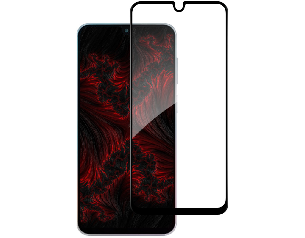 Стекло защитное Intaleo Full Glue Samsung F16 Black (1283126620232)
