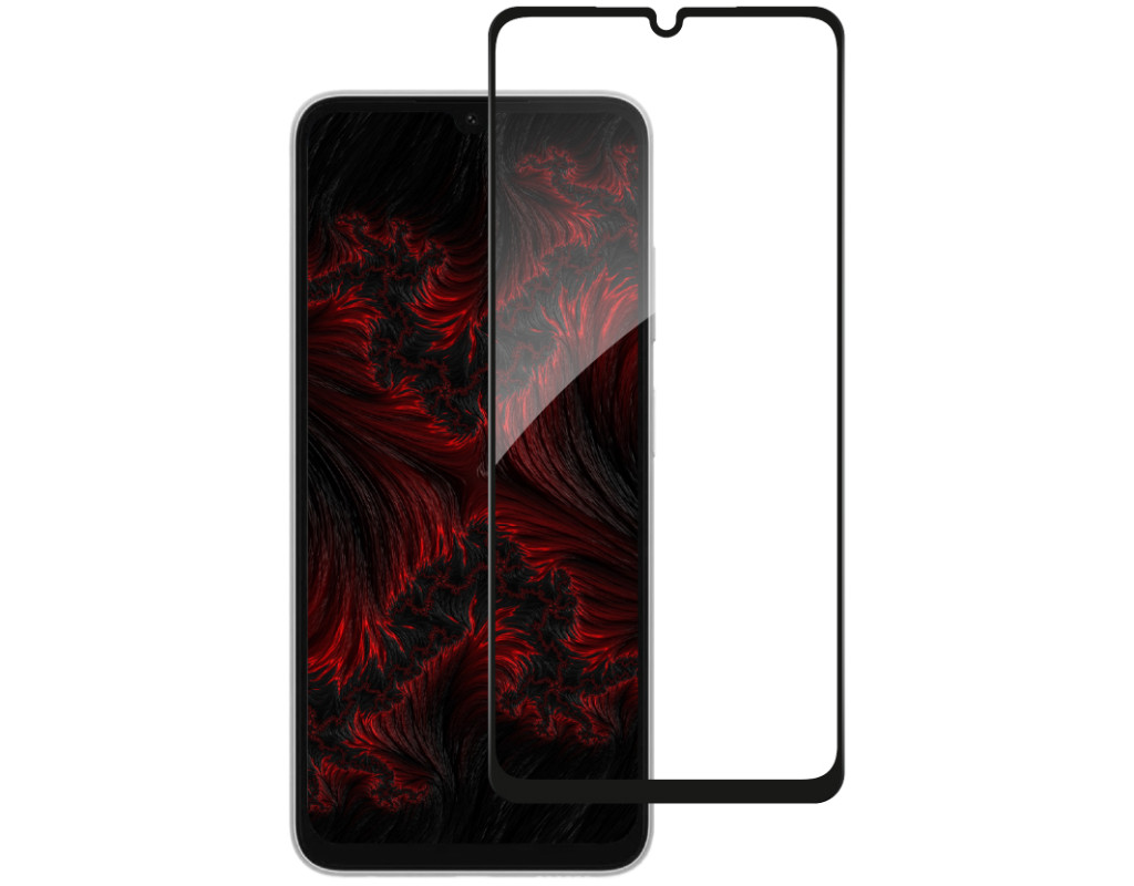 Стекло защитное Intaleo Full Glue ESD Samsung A07 Black (1283126623790)