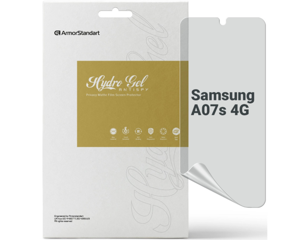 Пленка защитная Armorstandart Anti-spy hydrogel Samsung A07s 4G (ARM93776)