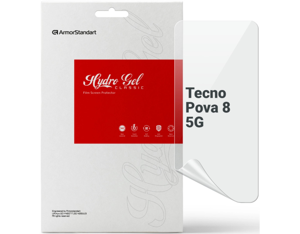 Плівка захисна Armorstandart hydrogel Tecno Pova 8 5G (ARM94098)