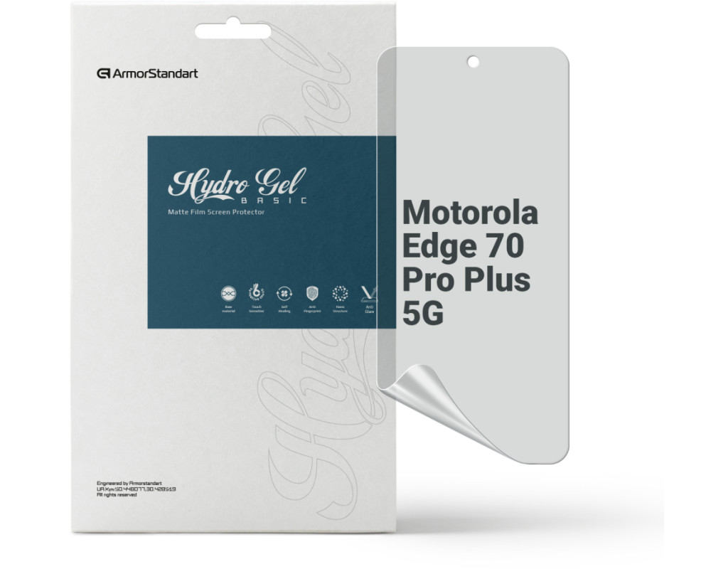 Пленка защитная Armorstandart Matte hydrogel Motorola Edge 70 Pro Plus 5G (ARM94109)