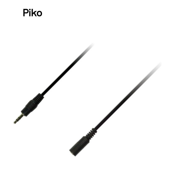 Кабель мультимедійний 3.5mm M to 3.5mm F 3.0m Piko (1283126473920)