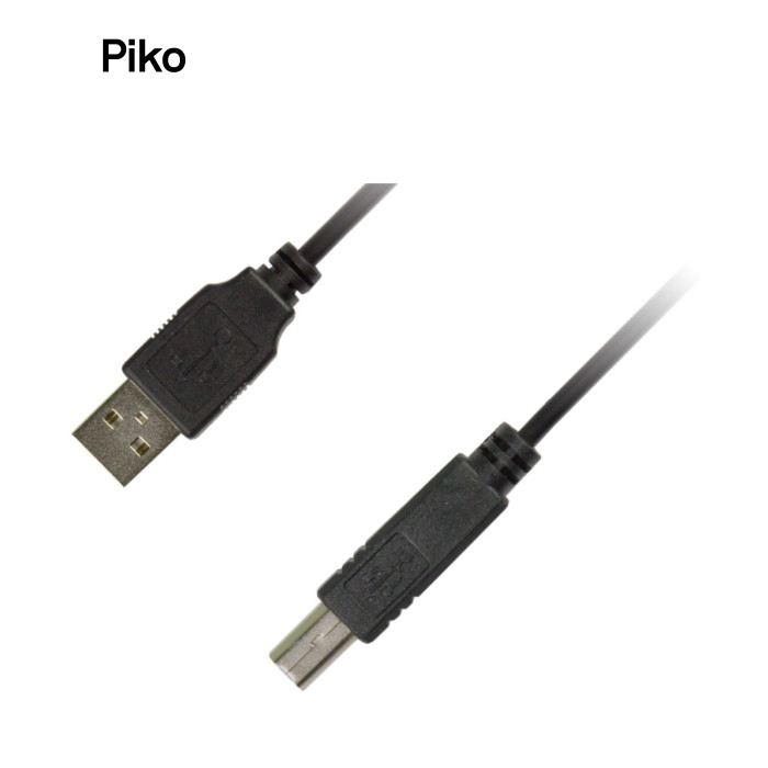 Кабель для принтера USB 2.0 AM/BM 3.0m Piko (1283126473944)