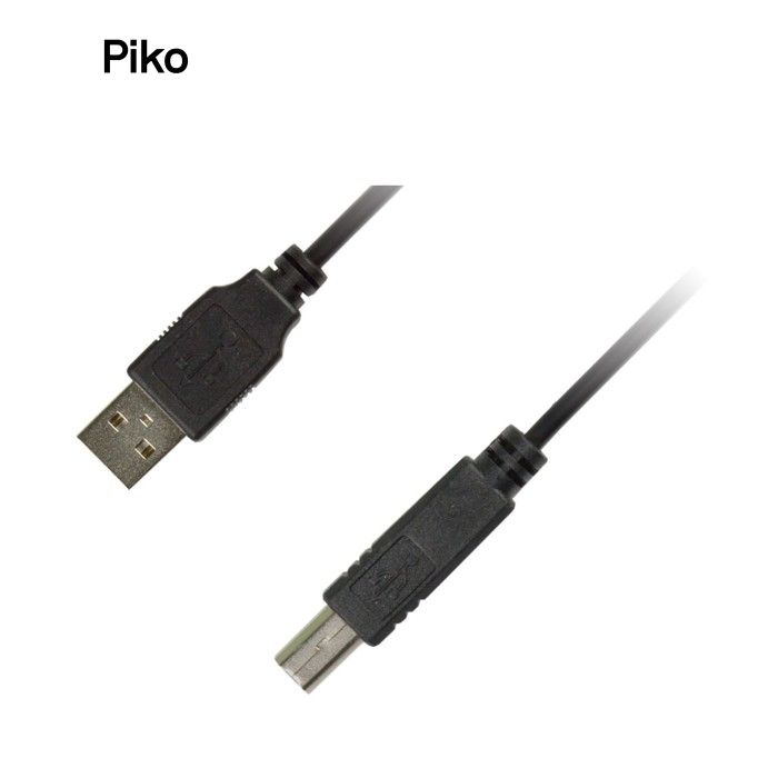 Кабель для принтера USB 2.0 AM/BM 1.8m Piko (1283126474033)