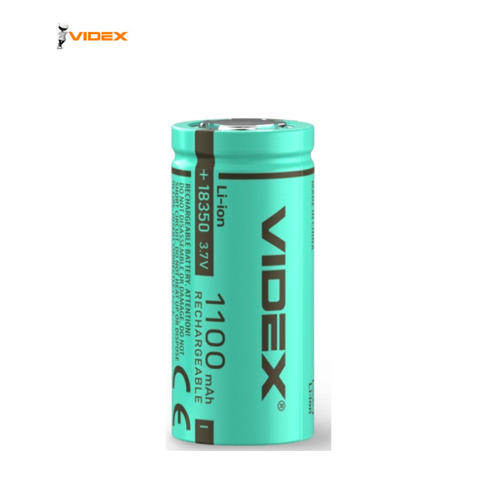 Акумулятор 18350 1100mAh bulk/1шт Videx (18350/1100/1B)